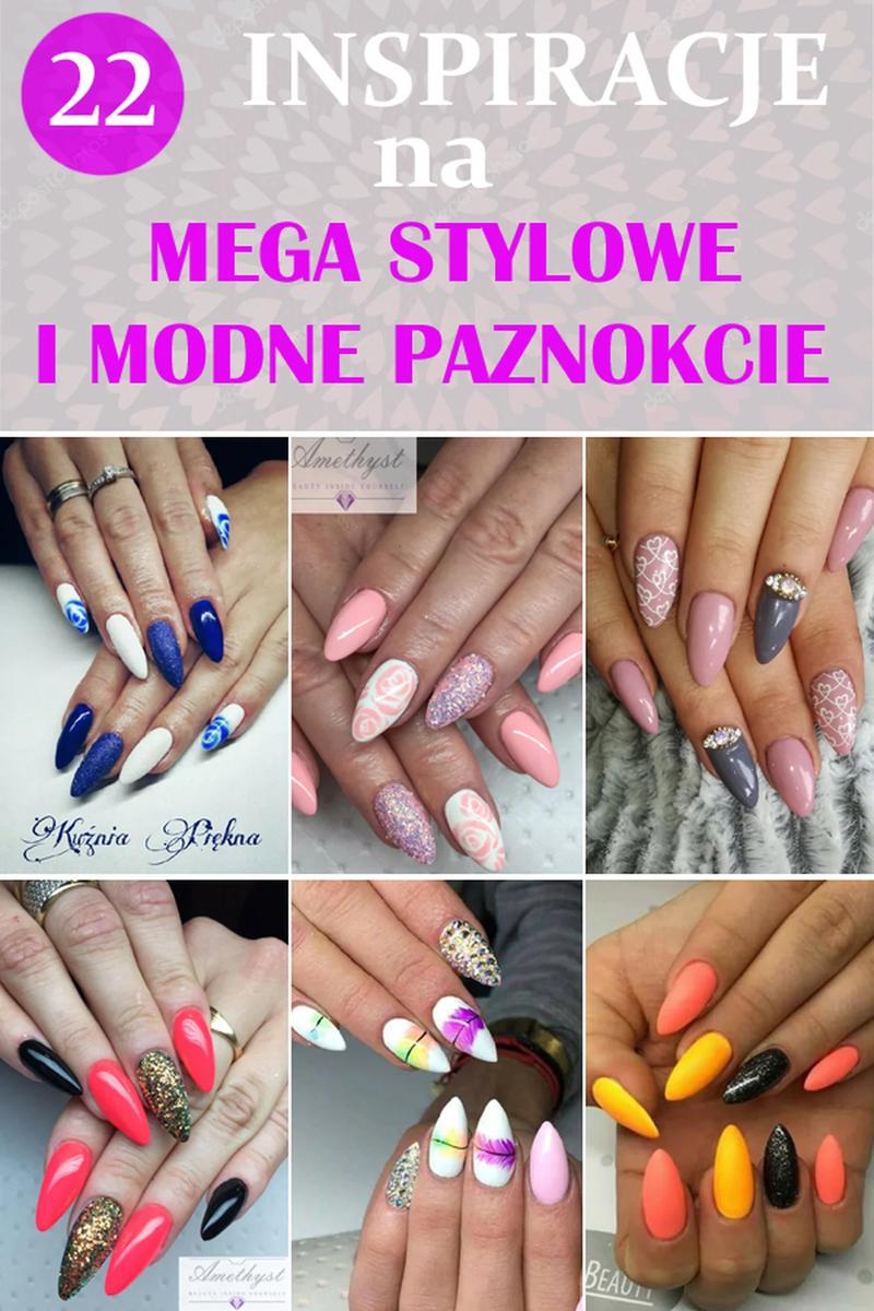 Zmysłowe zdobienia manicure