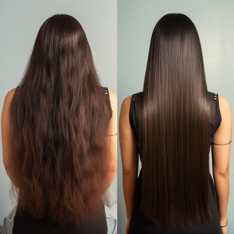 Wygładzanie i ujarzmianie puszących się włosów